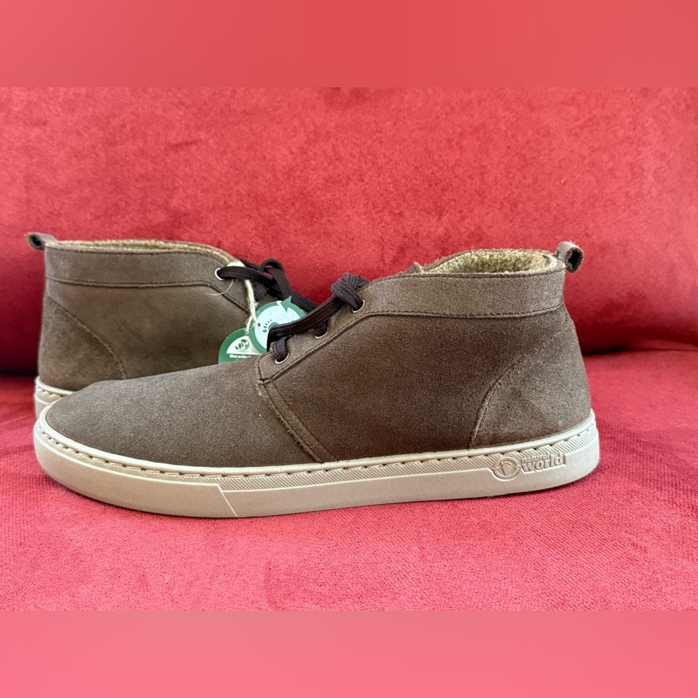 Natural World Eco Friendly Alpe Boots.  Size 46 (12-13 US) Suede, Lightweight